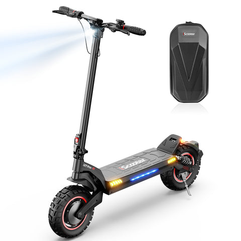 iScooter-iX7 pro Electric Scooter 2000W Dual Motor 48V 15.6Ah 60 KM/H 10 Inch Off-road Tire with APP Foldable Electric Scooters