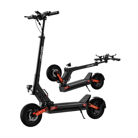 JOYOR S10-S-Z adult electric scooter, 1000W * 2 dual drive motors, 60V 18AH battery, range of 75 kilometers, 10 inch off-road tires, foldable