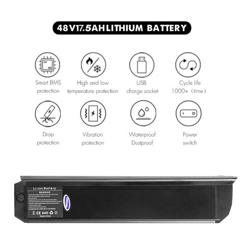 Shengmilo 48V 17.5AH SAMSUNG Cell battery for MX03/MX05/MX06/S600/S700