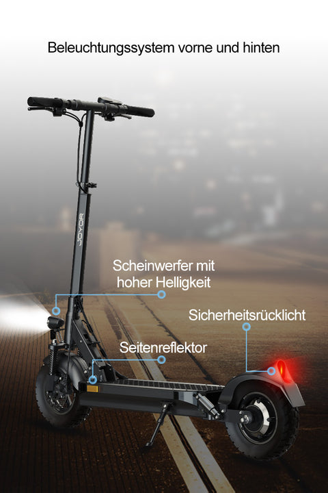 JOYOR Y8-S electric scooter, 500W motor, maximum driving distance 100km, ABE